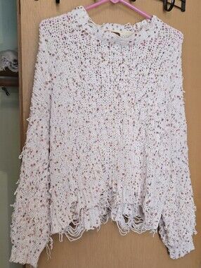 Boutique Destroyed Sweater Size L